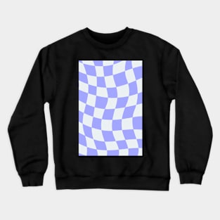 Retro Purple Checkers Crewneck Sweatshirt